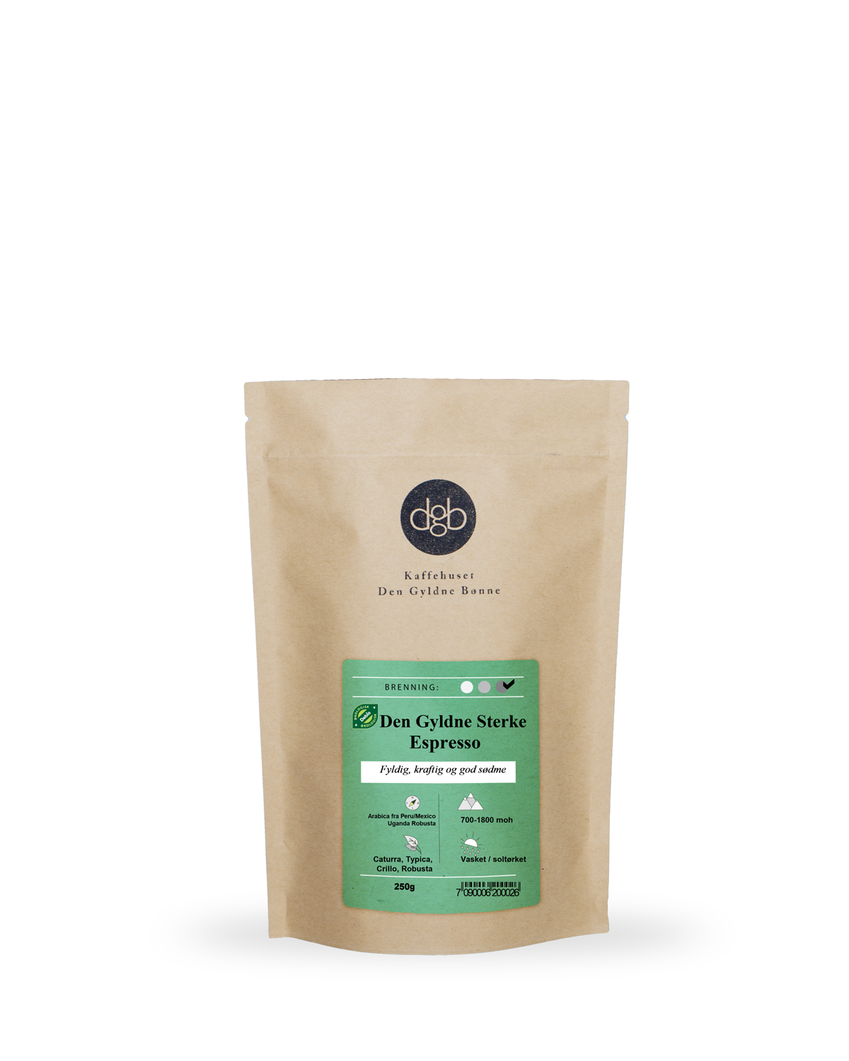 Den Gyldne Sterke Espresso 250g (økologisk) 0
